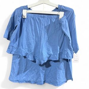 Size Medium Auden Jersey pajama short set